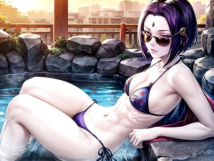 Laid Back with Sunglasses - A Seductive Hentai Arms-Apart Fantasy