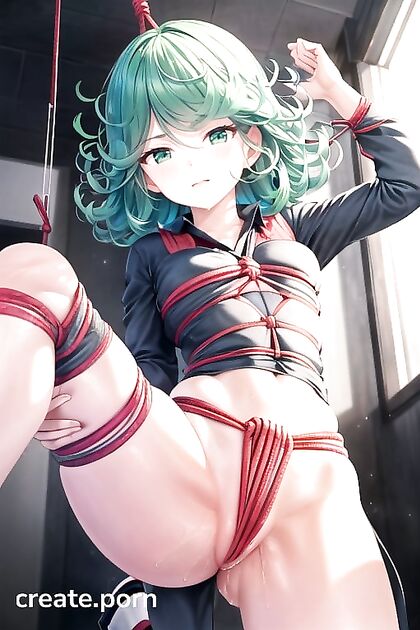 Tatsumaki from One Punch Man Seduces in School Uniform for Steamy Hentai Fun