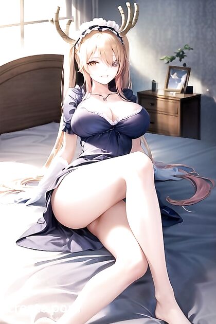 Tohru from Kobayashi-san's Maid Dragon Lays Down for Seductive Winks and Hentai Pleasure
