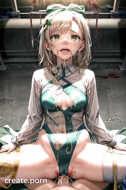 Small Breasts and Gymnastics Ribbons Lead to Explosive Hentai Cumshots