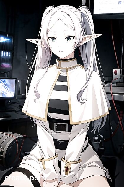 Red-Skinned Elf-Eared Nun Bound to Ecstatic Pleasure by Sex Machines