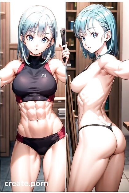 Rear View Split Screen Selfies Capturing Intense Hentai Moments