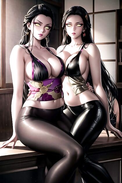 Teacher Takes Two Students for Intense Study Room Hentai AI Image