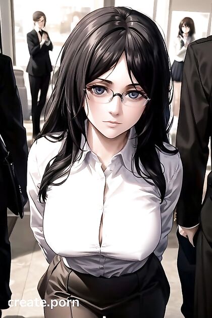 Pieck from Attack on Titan Teases in Transparent Bra for Seductive Hentai Pleasure