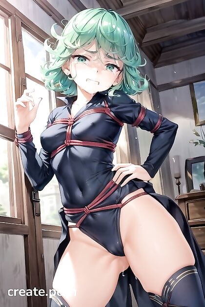 Small Breasts Quiver in Fear During Intense Busty Shots Hentai AI Image