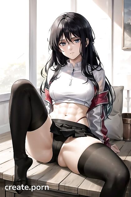 Pieck from Attack on Titan Spreads Her Legs in Seductive Skirt Hentai AI Image