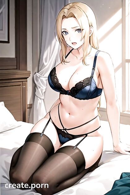 Tsunade from Naruto Wears Nyons for Intense Hentai Orgasms