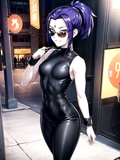 Winking Seductively, She Reveals Every Inch in This Detailed Top-Down Hentai Feast