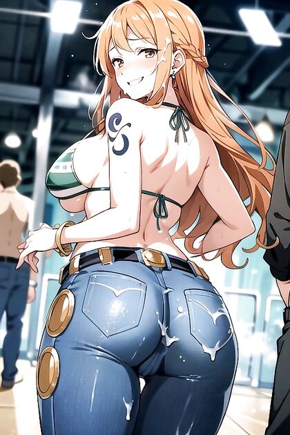 Nami from One Piece Spreads Her Ass for Creamy Hentai Pleasure