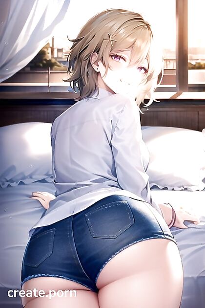 Winking seductively while Lying Down for Intense Nighttime hentai Pleasure