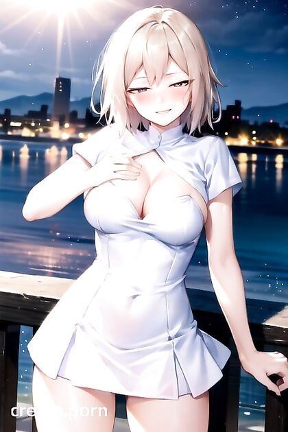 Big Boobs Squeezed Tight in Hot Hentai AI Image
