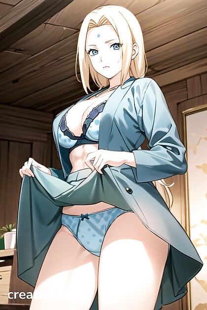 Tsunade from Naruto Shows Off Her Muscles in Intense Hentai AI Image