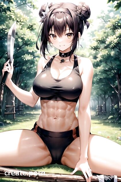 Full Body Buns-in-Hair Fantasy - Detailed Hentai Pleasure
