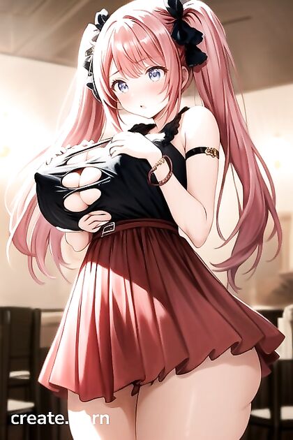 Warm Anime Bimbo Submits to Intense degradation in Hentai AI Image