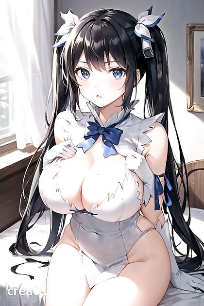 Massive Breasts Take Center Stage in Bedroom Hentai AI Image