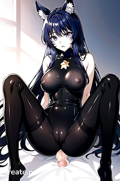 Naked Anime Girl 18+ Spreads Her Legs Wide in Seductive Pose