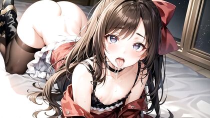 Skinny Teen 18+ with Small Breasts Gets Pleasured inSTEAMY Hentai AI Image