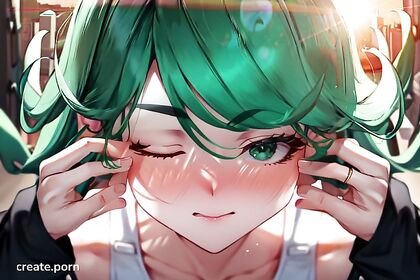 Cheek Pinching Fun in a Sexy Tank Top - Ultra-Detailed Hentai Adventures
