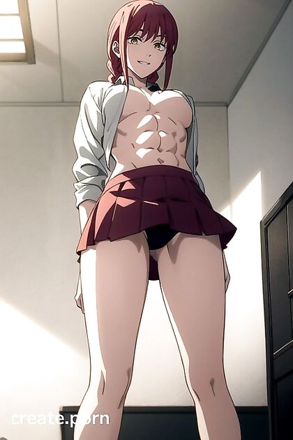 Full Body Bust Shots with Clothed Girl 18+s in Seductive Hentai AI Image