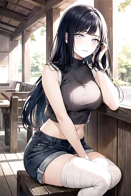 Hinata Hyuuga from Naruto Lost in Pleasure-filled Hentai Adventures