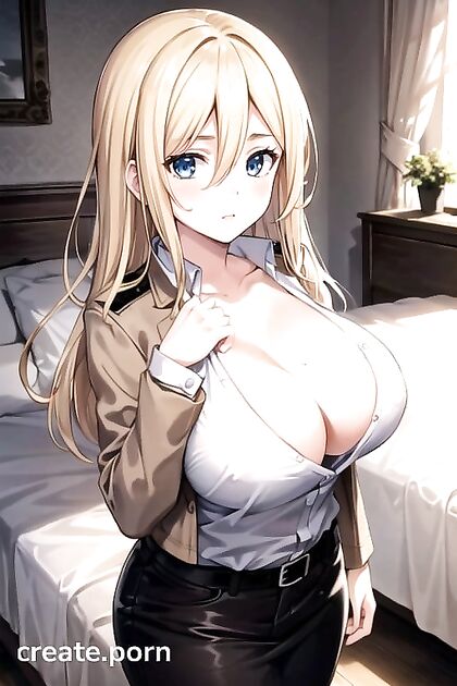 Mind-Blowing Bedroom Action with Massive Ass and Busty hentai Pleasure