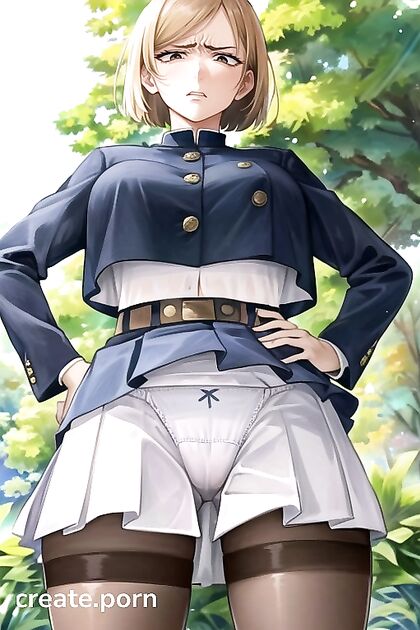 Thighs Spread Wide, Ass Raised High in Naughty Hentai AI Image