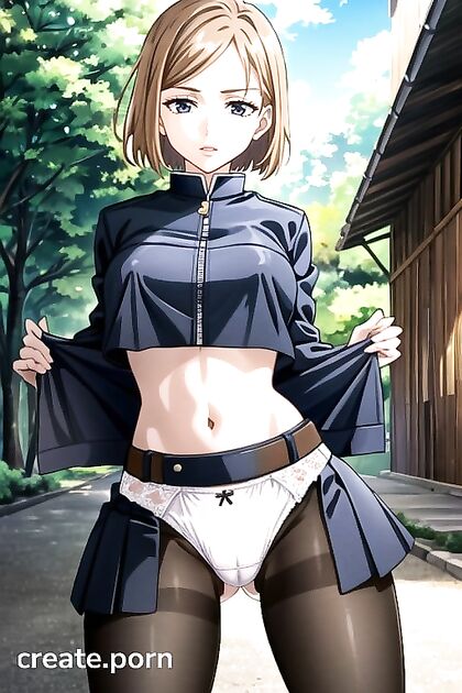 Nobara Kugisaki's Spandex Clad Cameltoe Action in JuJutsu Kaisen Hentai