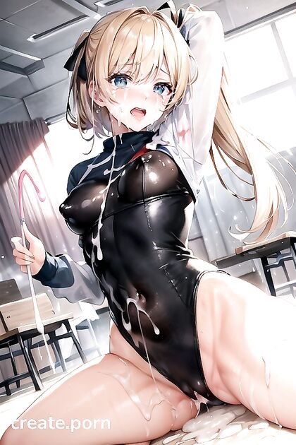 Ultra-Detailed Floral Green Leotard Hentai Fantasy Unleashed