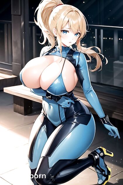 Samus from Metroid Shows Off Her Massive Ass in Steamy Hentai AI Image