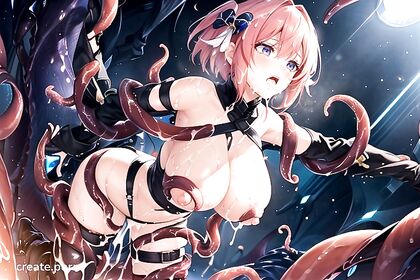 Full Body Bottom-Up Spread Arms Hentai Pleasure