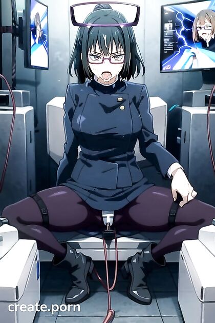 Mind-Melting Ahegao Ecstasy with Legs Spread Wide for Intense Hentai Cumshots