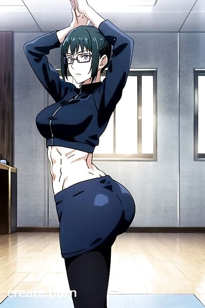 Graceful Ass in Sporty Shorts for Seductive Hentai Pleasure