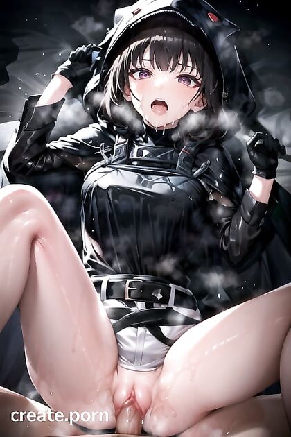 D from Nikke Bound and Pleasured in Intense Hentai Orgasms