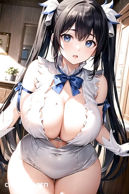 Hestia from DanMachi Rocks Her Massive Breasts and voluptuous Ass in Hentai Bliss