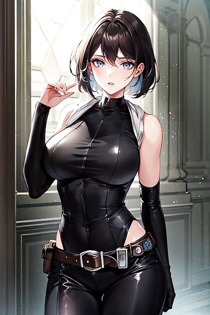 Rogue from X-Men Seduces in Sensual Hentai AI Image