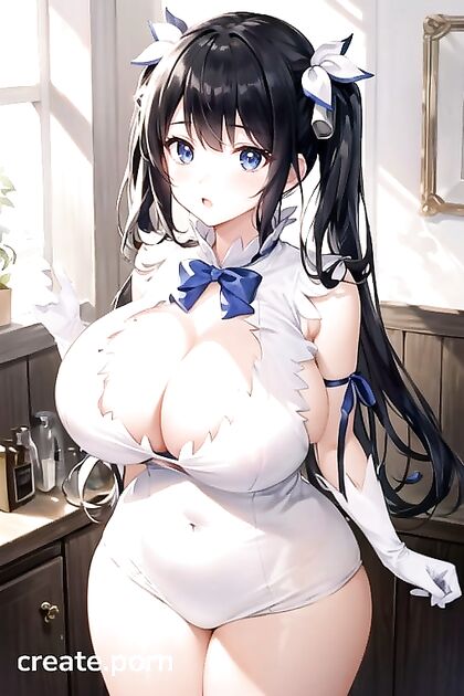 Hestia from DanMachi Rocks Her Massive Tits and Ass in Steamy Hentai AI Image