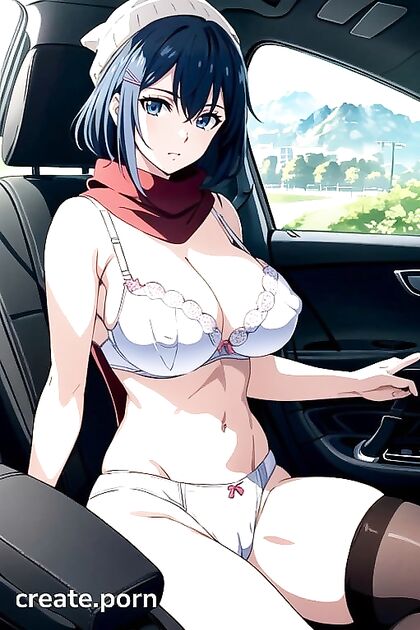 Dawn from Pokémon Spreads Her Legs in Seductive Front-View Hentai AI Image