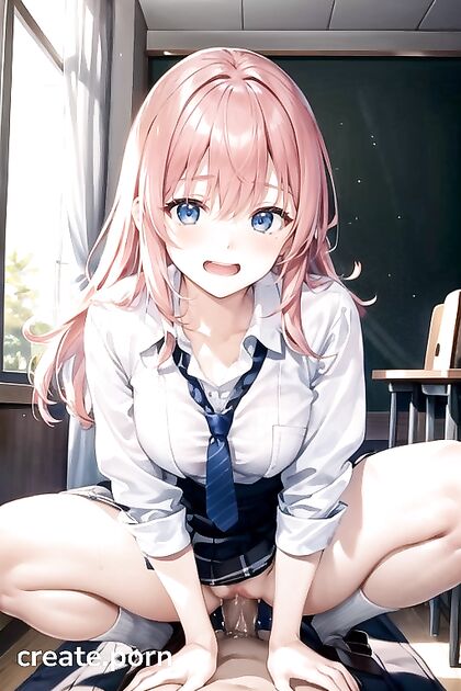 Naked Classroom Fun - HotCowGirl 18+ Action in Hentai Hentai AI Image