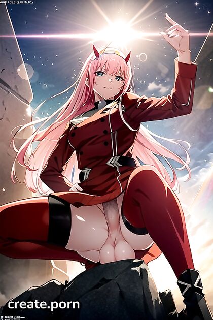 Detailed Standing Pose Staring at You in Erotic Hentai AI Image