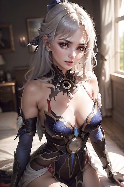 Jing Liu from Genshin Impact Seduces in Intense Hentai AI Image