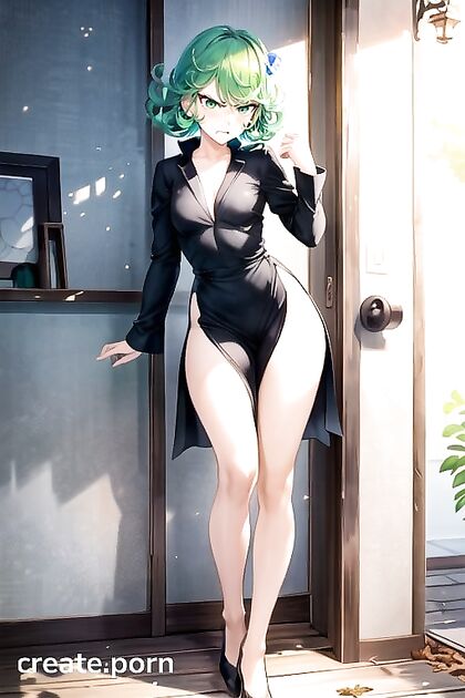 French Maid Stands Seductively for Intense Hentai Pleasure