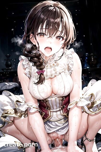 Oiled-UpCowGirl 18+ Rides WildinSTEAMY Hentai AI Image