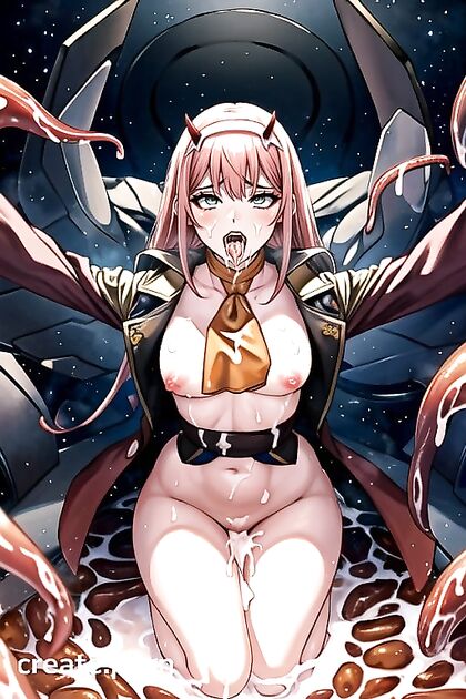 Tentacle Ecstasy with Vibrant Manga Colors and Intense Ahegao Moments