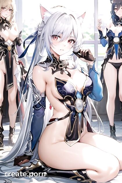 Jing Liu from Genshin Impact Gets Naughty in Catsuit for Steamy Hentai Fun