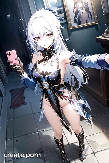 Full Body Selfies in Sexy Jean Shorts - A hentai AI Porn Fantasia