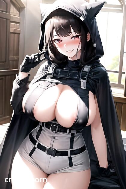 Big Natural Boobs Get Covered in Cum During Intense Naked Hentai AI Image