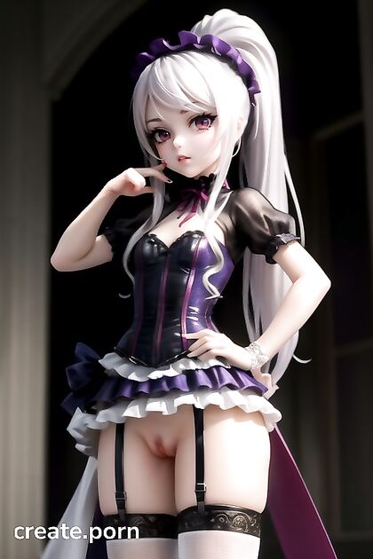Tiny 18+ Tits and Petite Ass in Seductive 3D Hentai AI Image