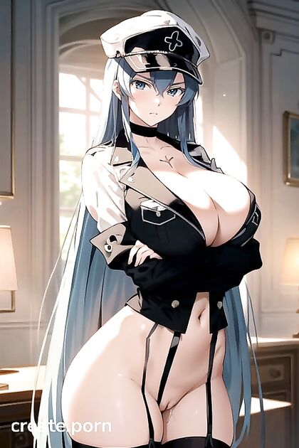 Warm Anime Seduction - Large Breasts Take Center Stage in Steamy Hentai AI Image