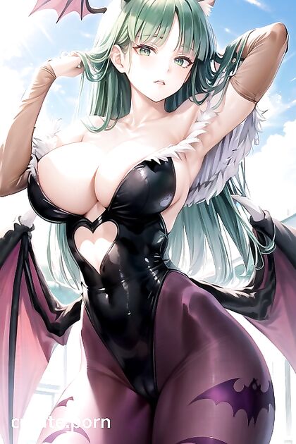 Muscular Girl 18+ with Cat Ears and Huge Breasts in Steamy Hentai AI Image