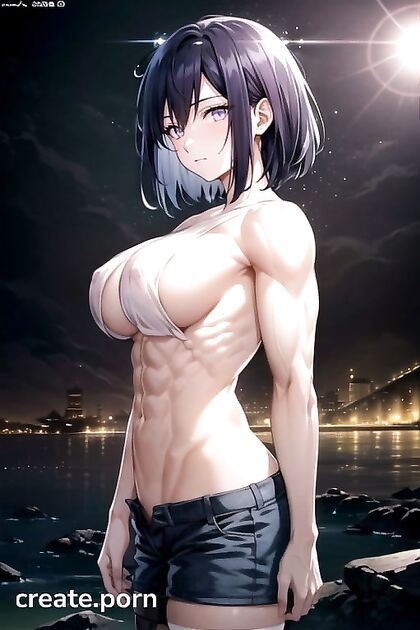 Ultra-Detailed Muscular Men in Explicit Nude Hentai AI Image